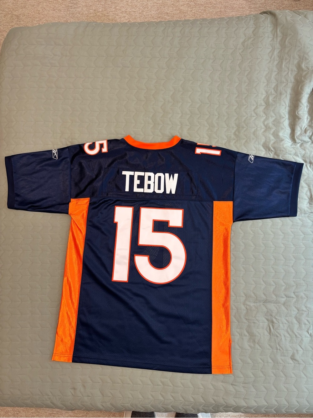 Tebow Denver Broncos Reebok Jersey size 50 in EUC